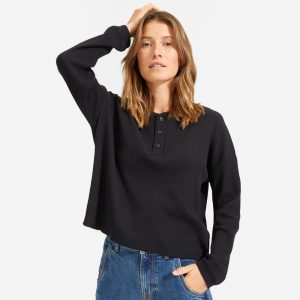 The Henley Waffle Tee