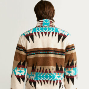 Faux-shearling Jacquard Jacket