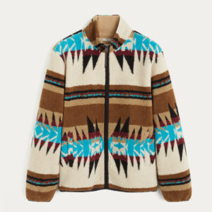 Faux-shearling Jacquard Jacket