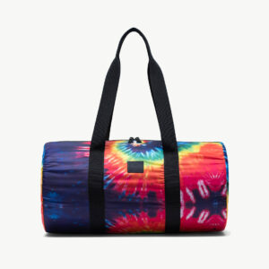 Packable Duffle in Rainbow Tie Dye